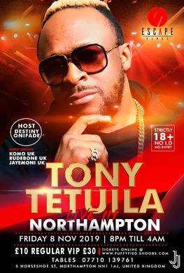 TONY TETUILA live in Northampton