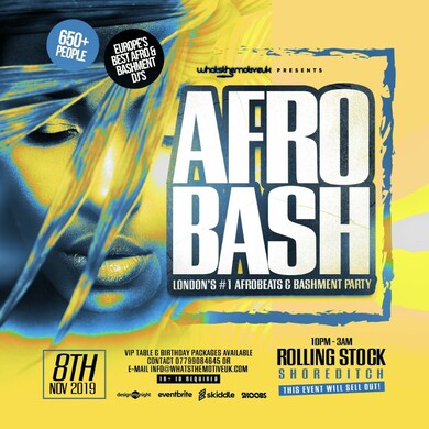 AFROBASH - London’s Number 1 Genre Clash