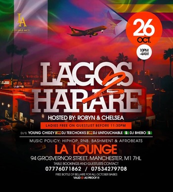 LAGOS TO HARARE