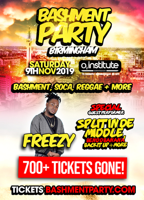 Bashment Party Birmingham - ft. Freezy Live