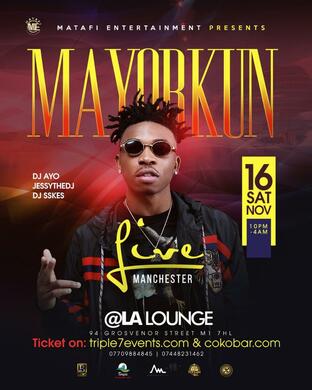 Mayorkun Live In Manchester