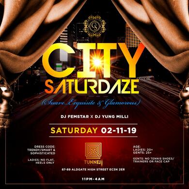 CITY  SATURDAZE @TUNNEL