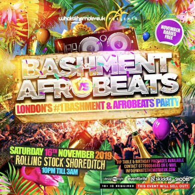 BASHMENT VS AFROBEATS - Winter Party