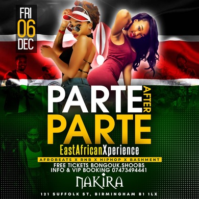 PARTE AFT PARTEE “EASTAFRICAN XPERIENCE”