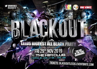 BLACKOUT - Leeds Biggest End Of Year Party