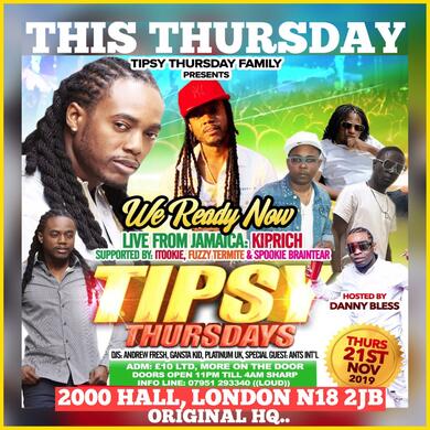 KIPRICH live inside TIPSY - WE READY NOW TOUR