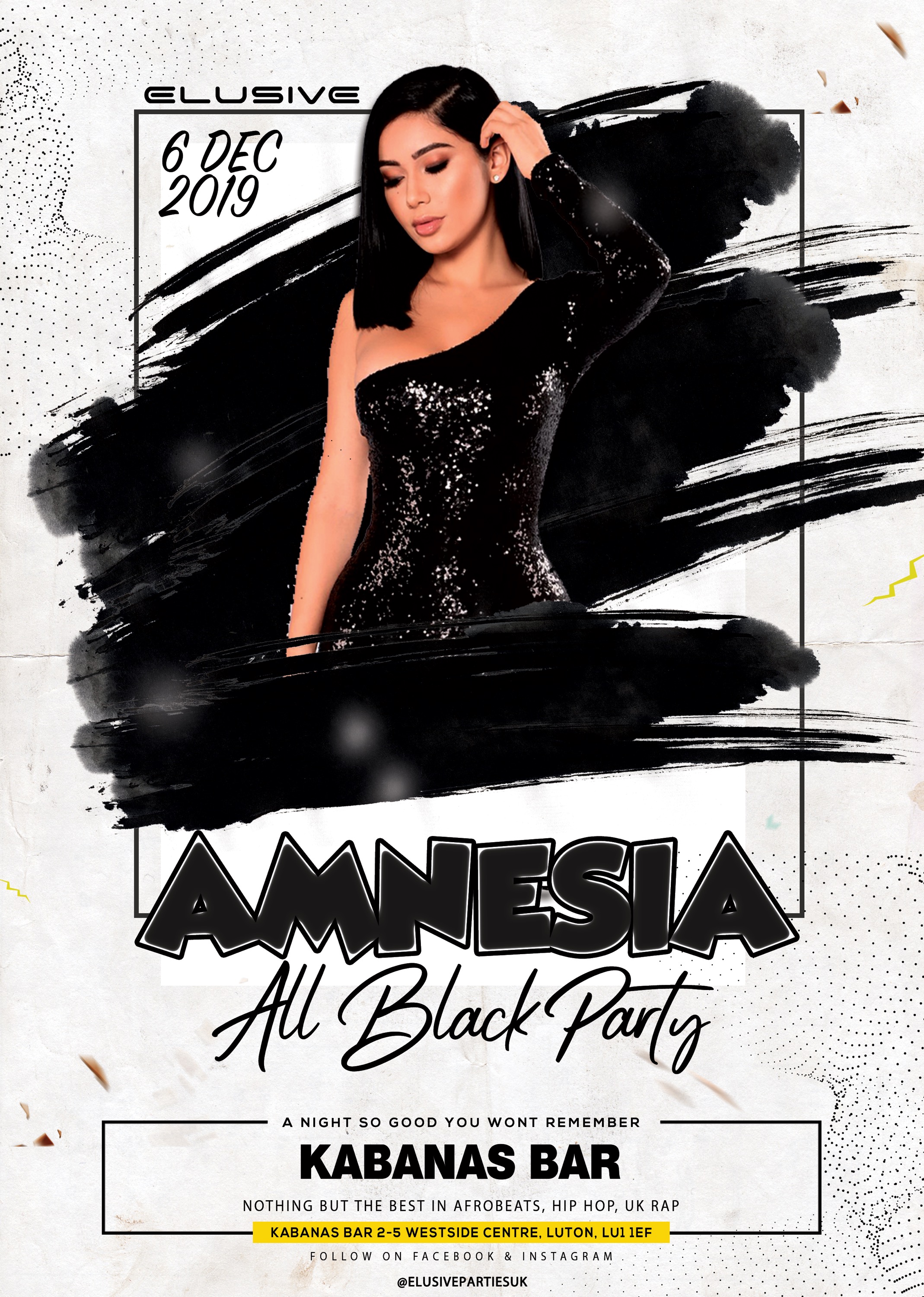 #AmnesiaLU - ALL BLACK PARTY