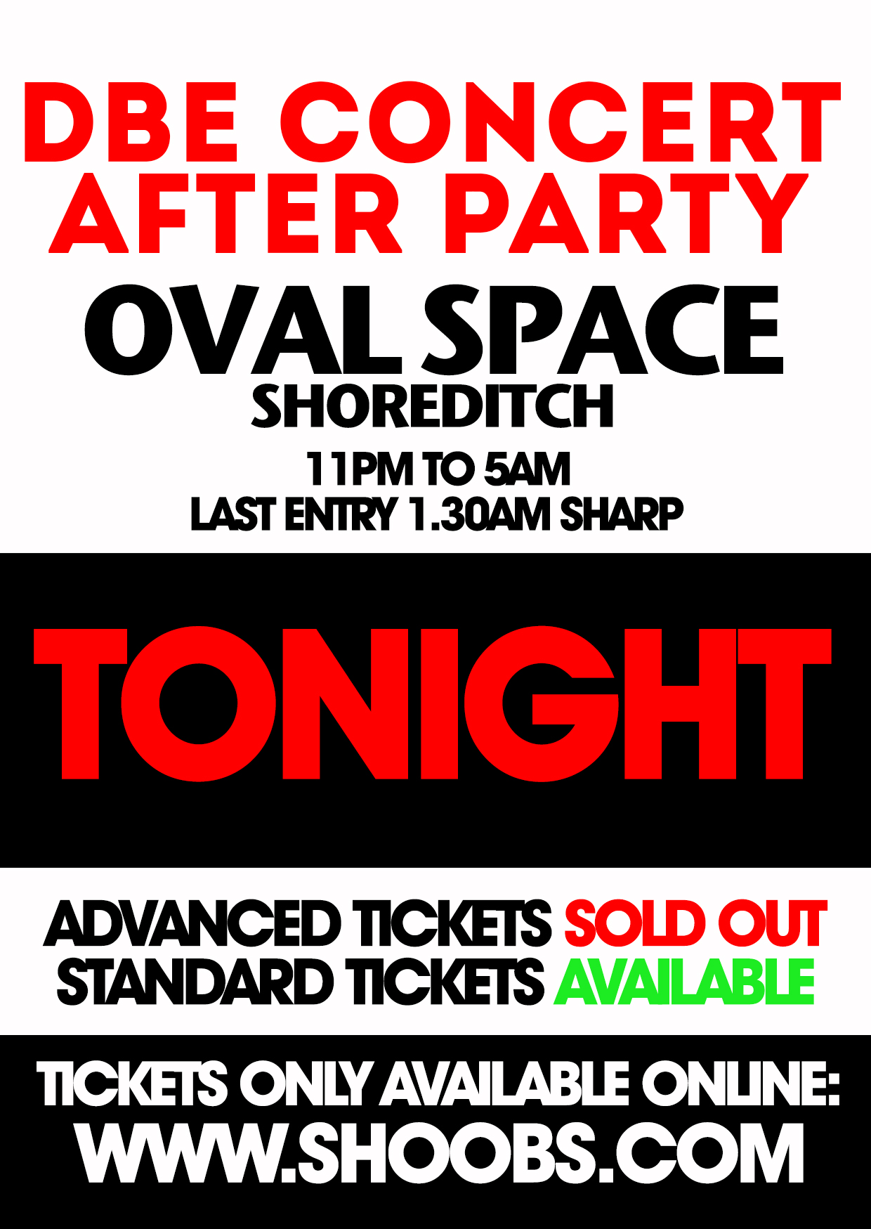 DBE CONCERT AFTER PARTY