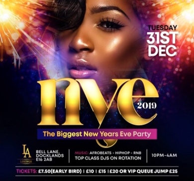 NYE BIG AFROBEAT PARTY @ La Lounge