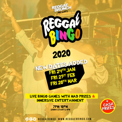 Reggae BINGO London - Fri 24th Jan
