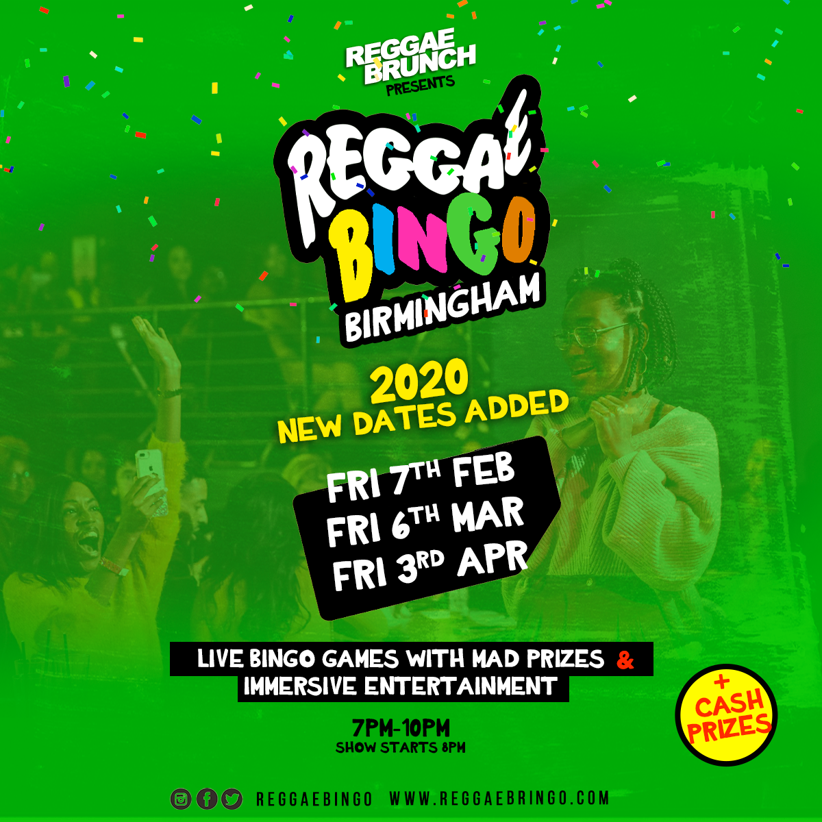 Reggae BINGO Birmingham - Fri 6th Mar
