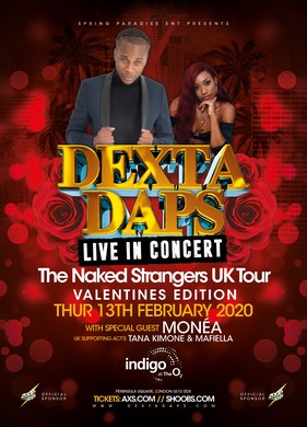 Dexta Daps Naked Strangers UK Tour