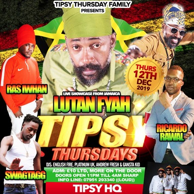 LUTAN FYAH live inside TIPSY