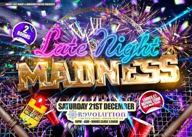 Late Night Madness - Hip hop & Bashment Party