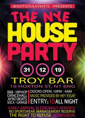 Got Soul's NYE House Party at Troy Bar