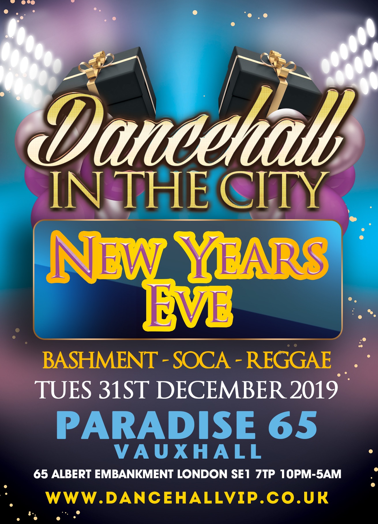 DANCEHALL IN THE CITY - New Years Eve