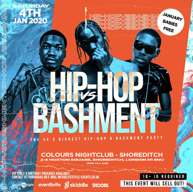 HIP HOP Vs BASHMENT - Shoreditch Party