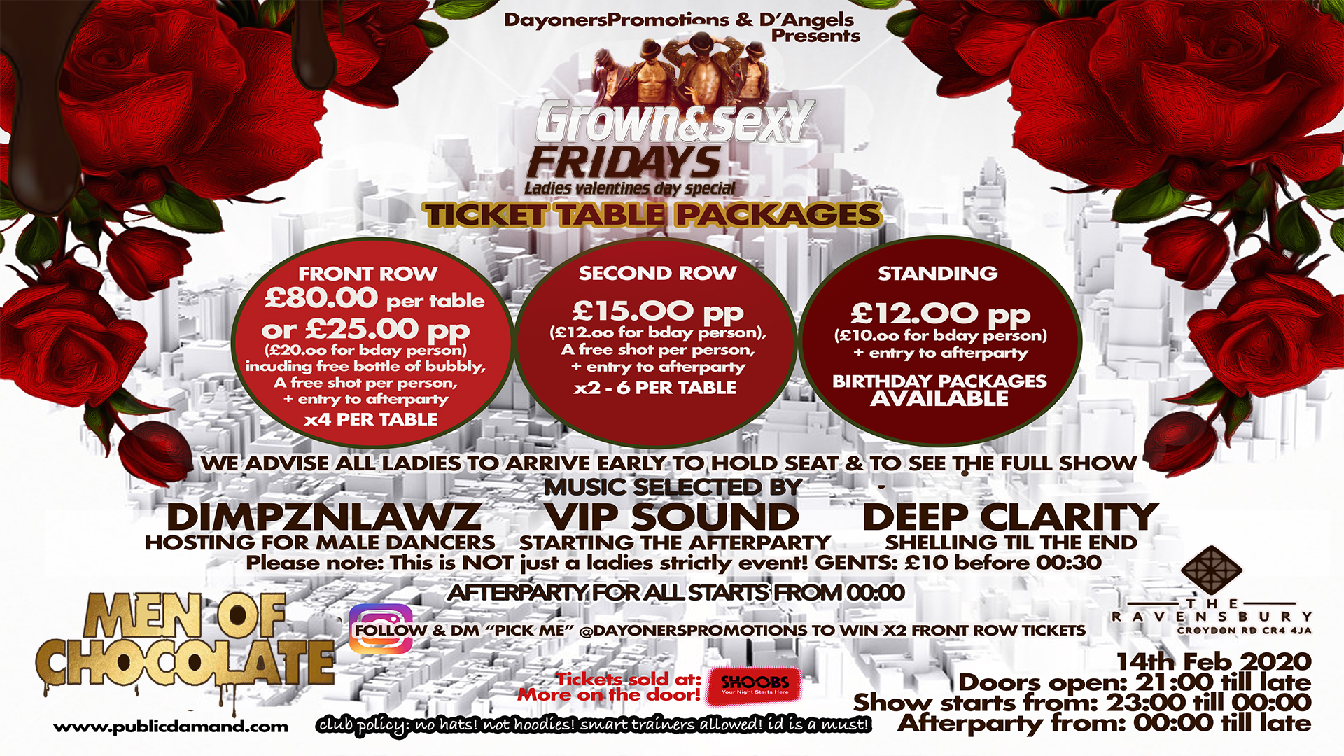 THE MEN OF CHOCOLATE @GNS FRIDAYS