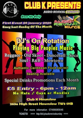 Club K presents Audio Revival Sundays