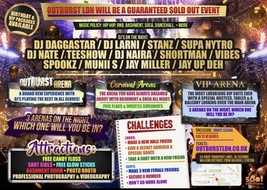 OUTBURST LDN - WAREHOUSE PARTY