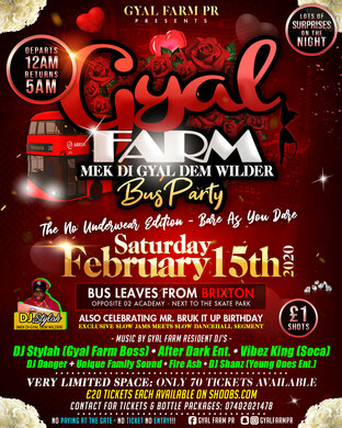 Gyal Farm Bus Party ft Energy live fr Jamaica