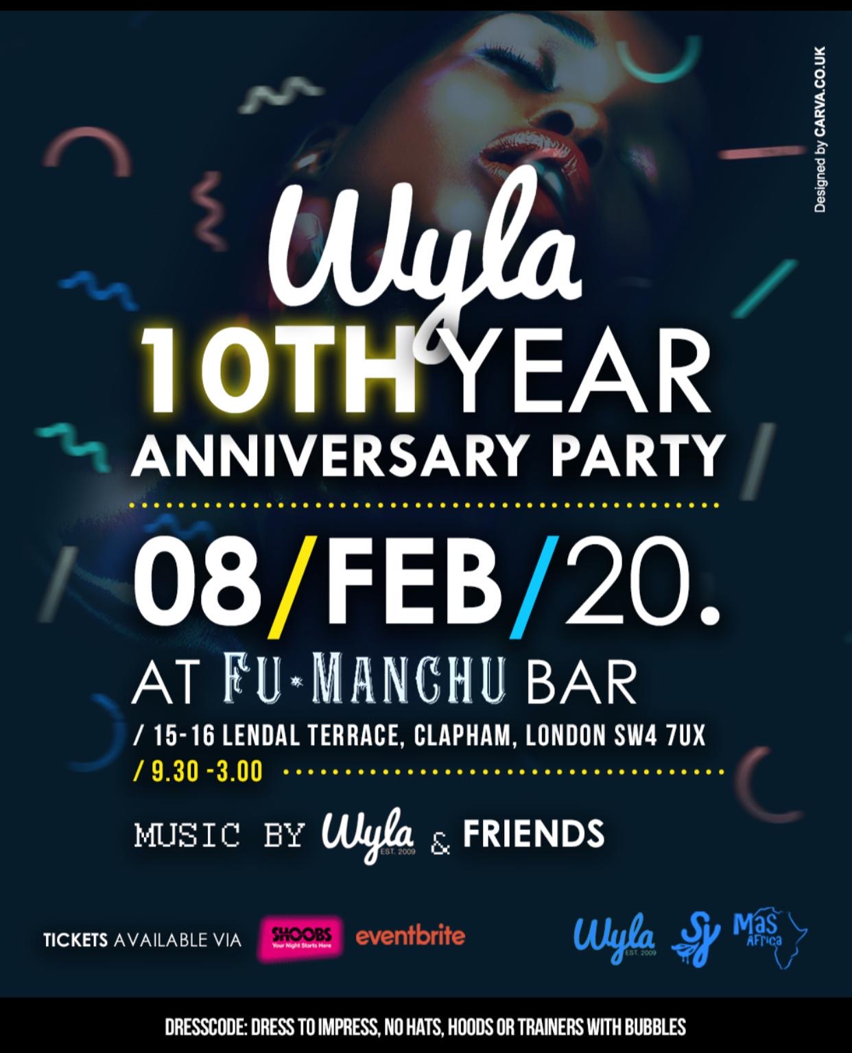 Wyla 10th Anniversary Party