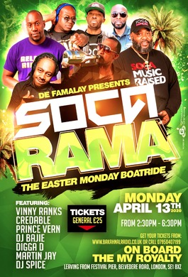 Soca Rama - Easter Monday Boatride