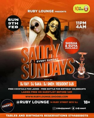 Saucy Sundays - DJ SNEH, DJ RAY, DJ MIKE