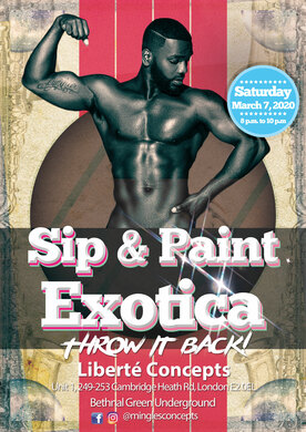 Sip & Paint Exotica “Throw it back!”