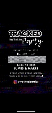 TRACKED #ThankYouFreeParty