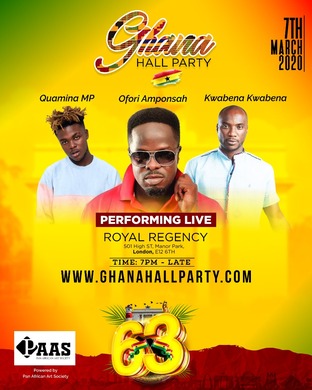 Ghana 63rd Independence Hall Party Edition