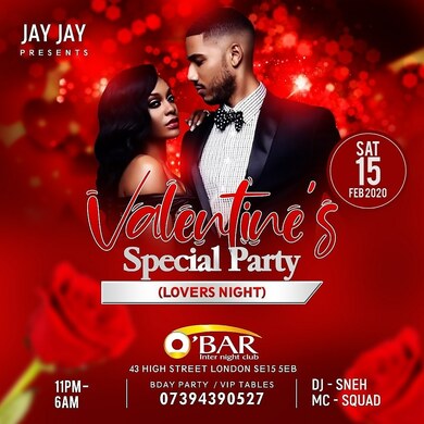 Valentine's special Party / Sat 15th Feb 2020