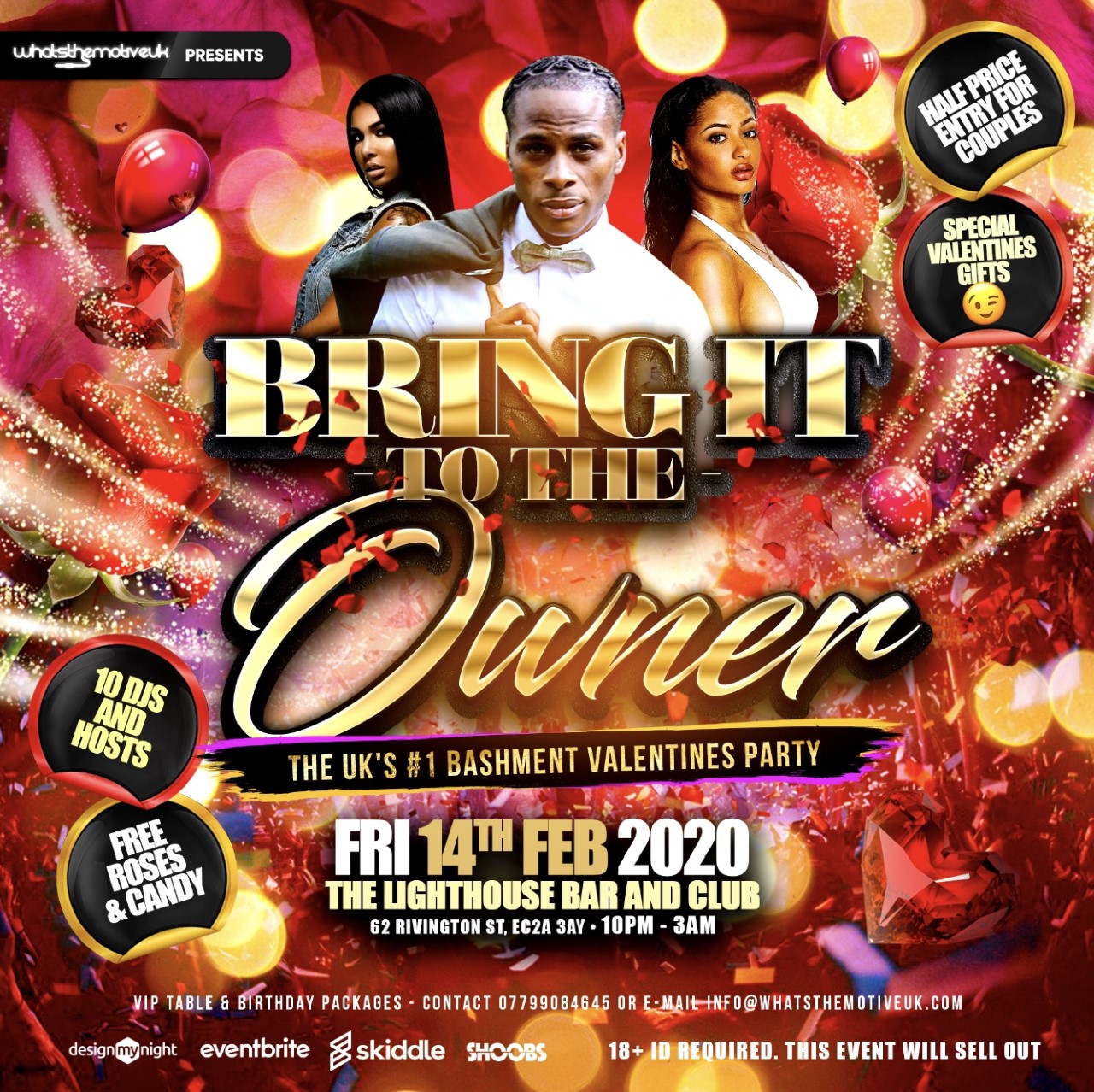 BRING IT TO THE OWNER - Bashment Valentines