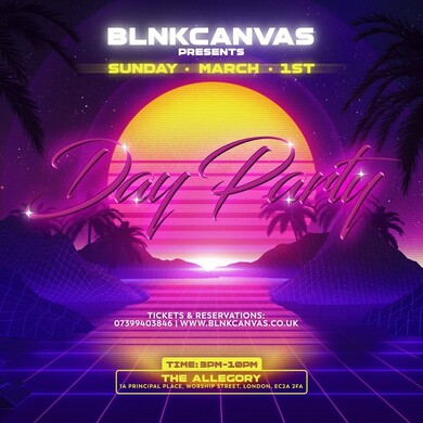 BLNK CANVAS Day Party, Bottomless Prosecco!