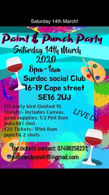 Paint and Punch March 14th