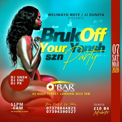 Bruk Off Your Yansh Szn Party