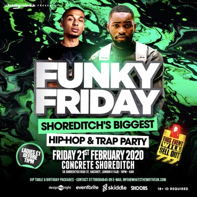 FUNKY FRIDAY - Hip-Hop & Trap Party