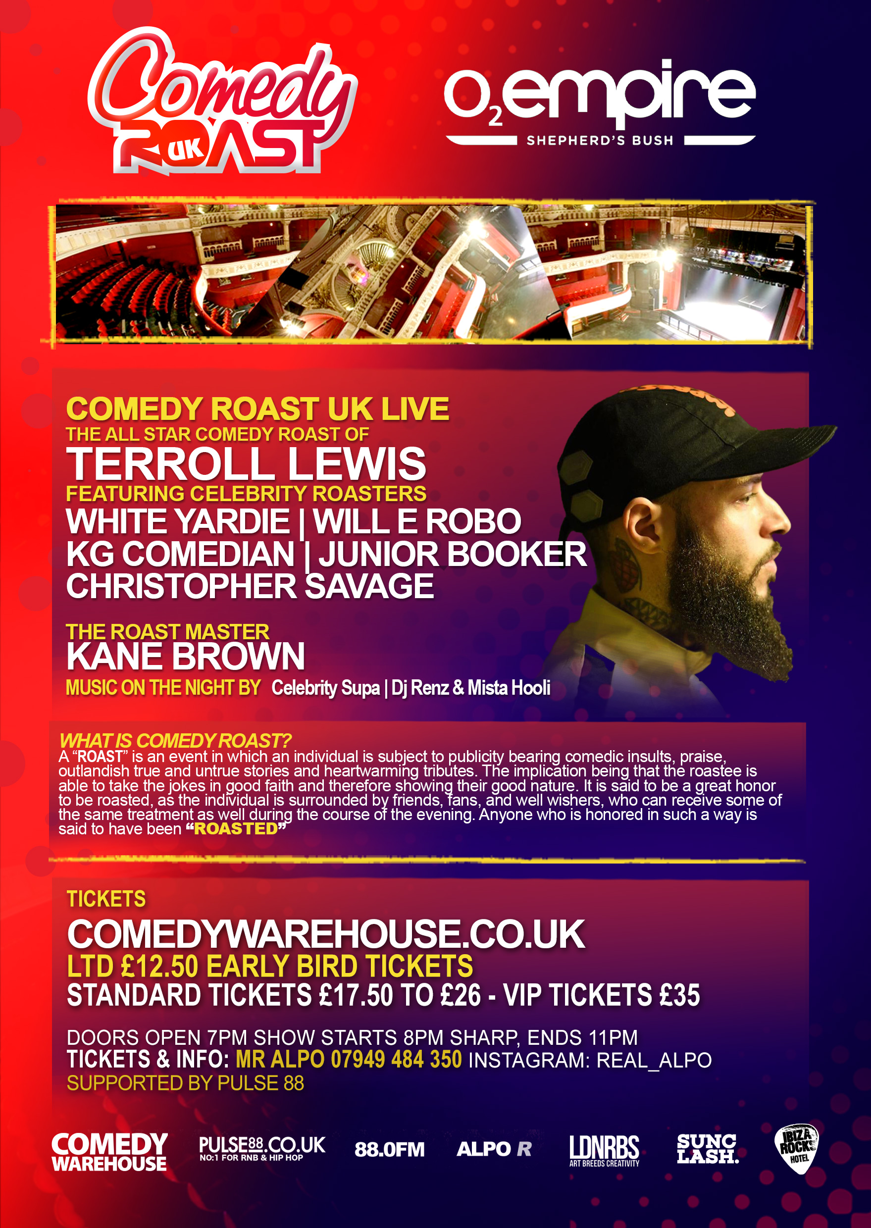 Comedy Roast UK Live Shoobs