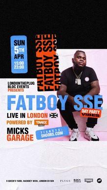 FATBOY SSE LIVE IN LONDON (Day Party)
