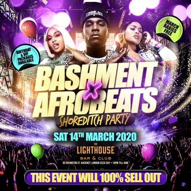 Bashment x Afrobeats - Shoreditch Party