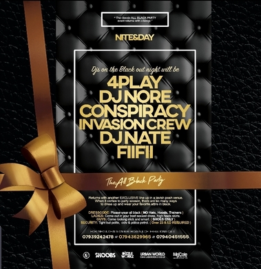 NITE&DAY  (all black party).