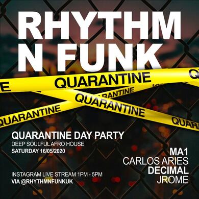 Rhythm n funk day party this Saturday