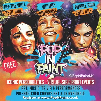 Off The Wall - The MJ Virtual Sip & Paint Exp