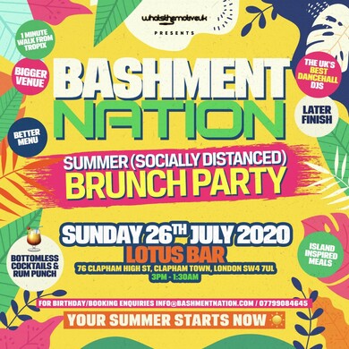 BASHMENT NATION - Summer Brunch Party (6-9PM)
