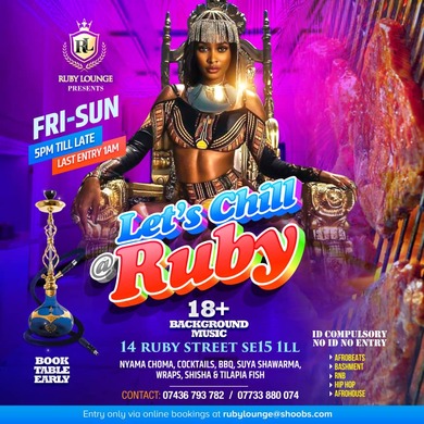 Ruby Lounge Sundays - Cocktail Bar