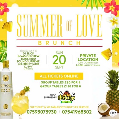 End of summer brunch