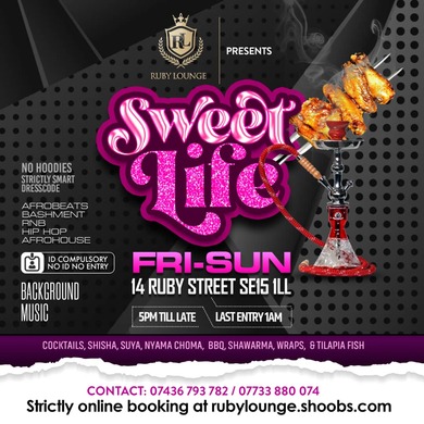 Ruby Lounge Sundays - Cocktail Bar