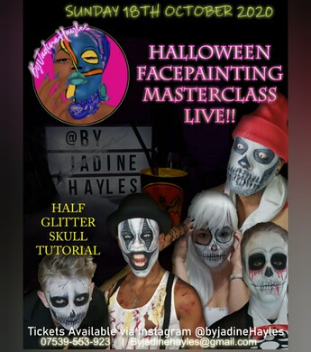 ONLINE HALLOWEEN MAKEUP MASTERCLASS
