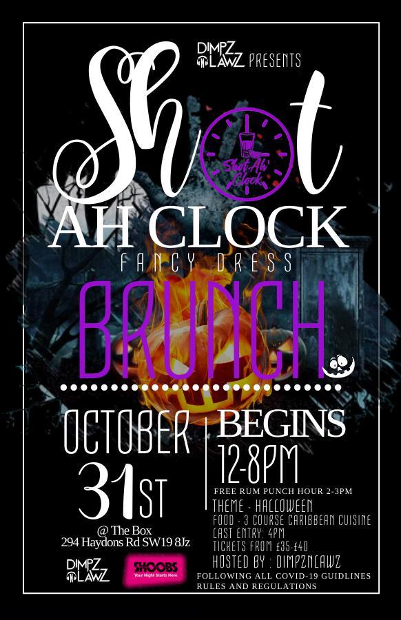 Shot 'Ah Clock Fancy Dress Halloween Brunch