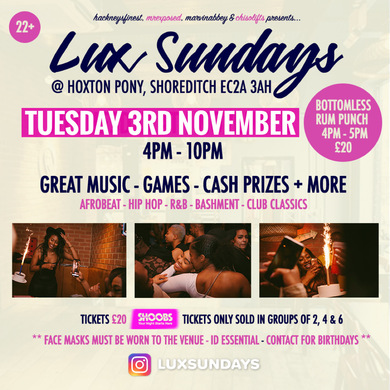Lux Sundays 3rd November 2020